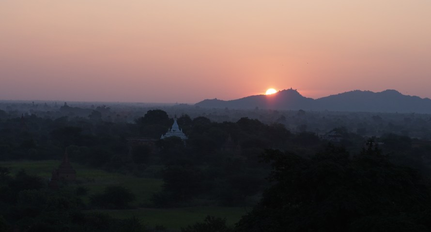 sunrise over bagan