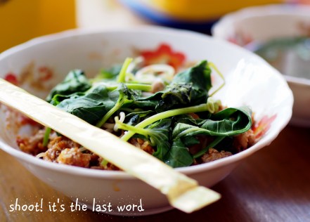 noodle salad @ 600 kyat 