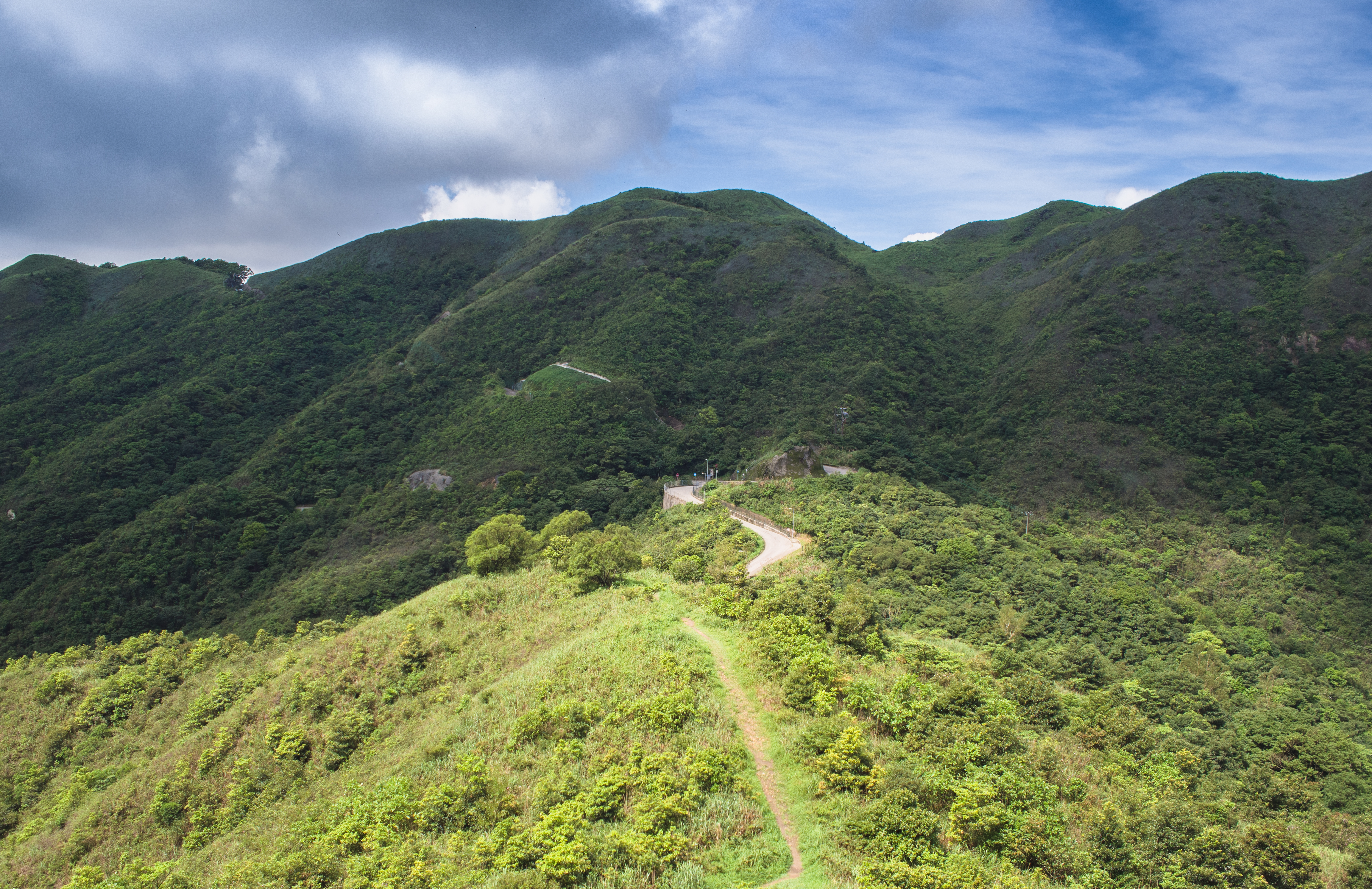 from the top of hill