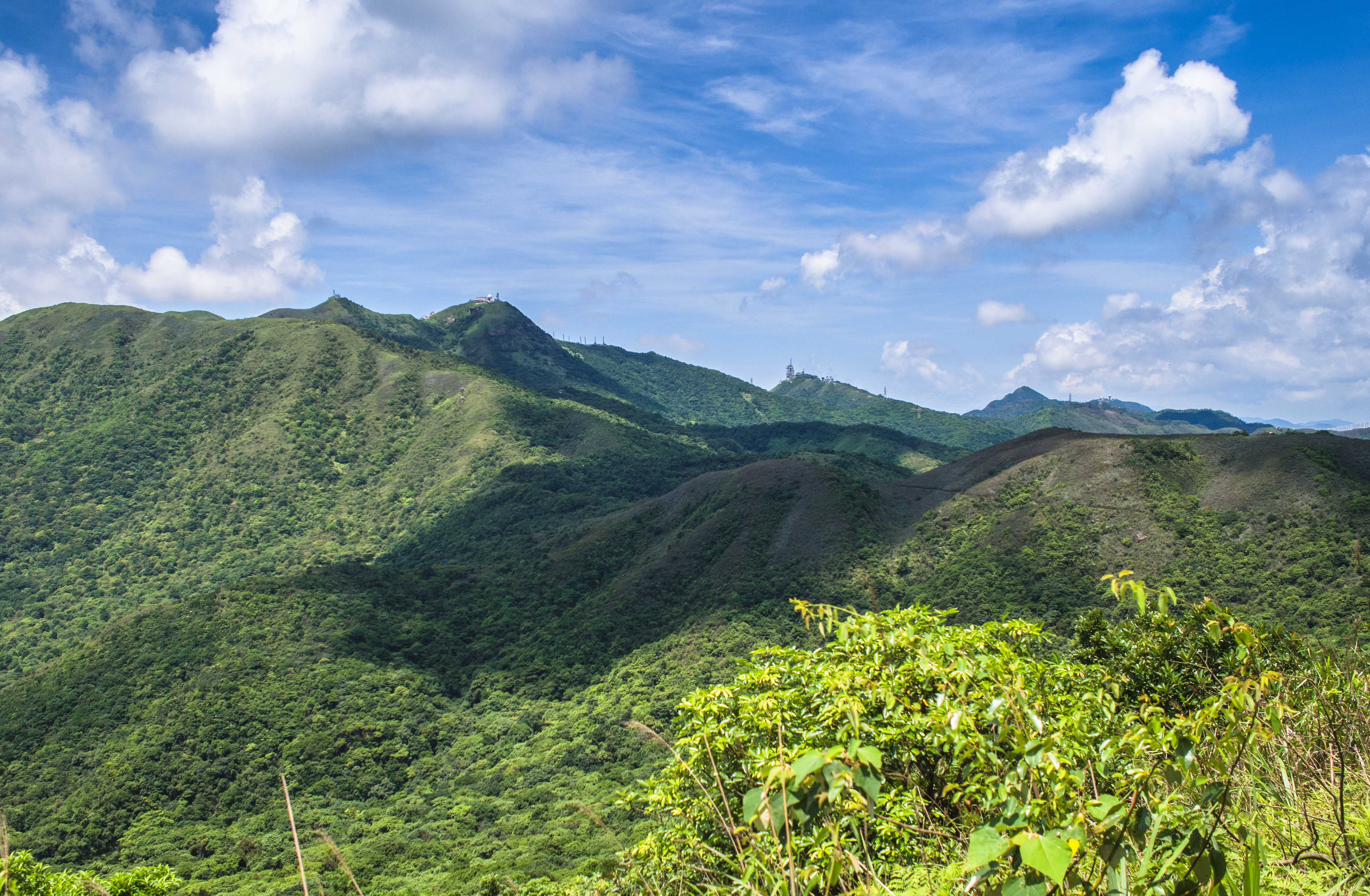 view from the trail, after cp 93