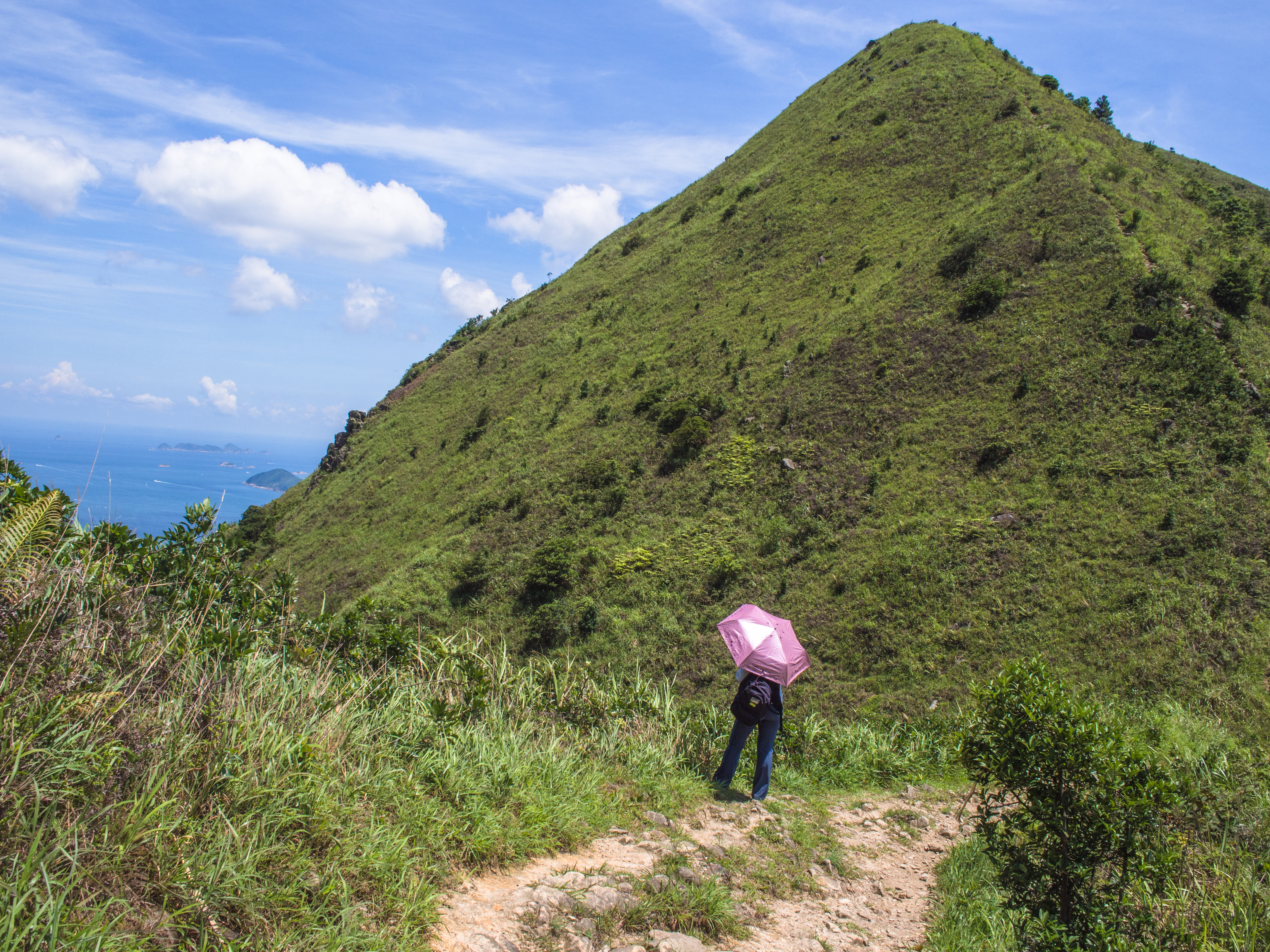 over the pyramid hill