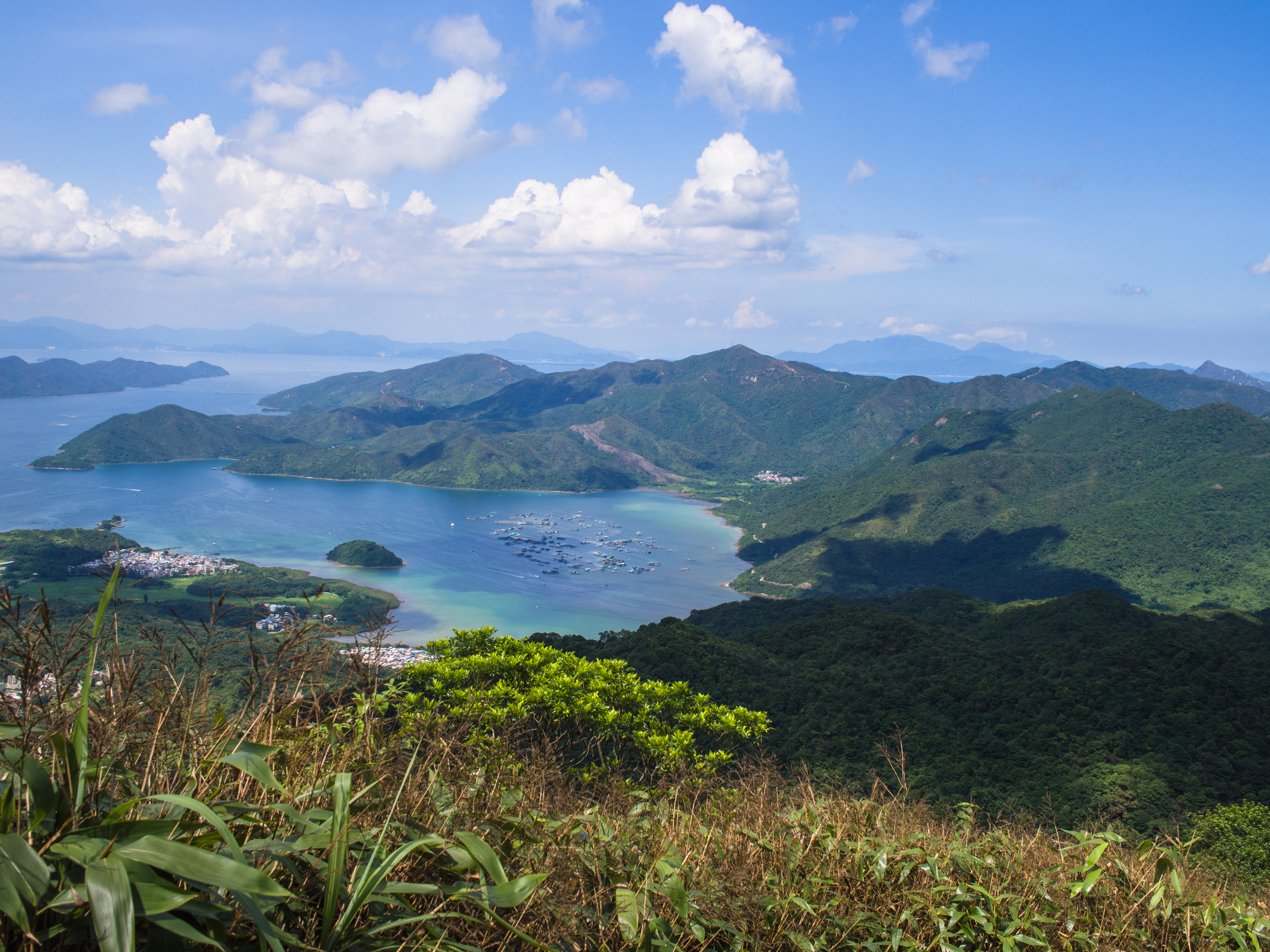 beautiful cove, while going down