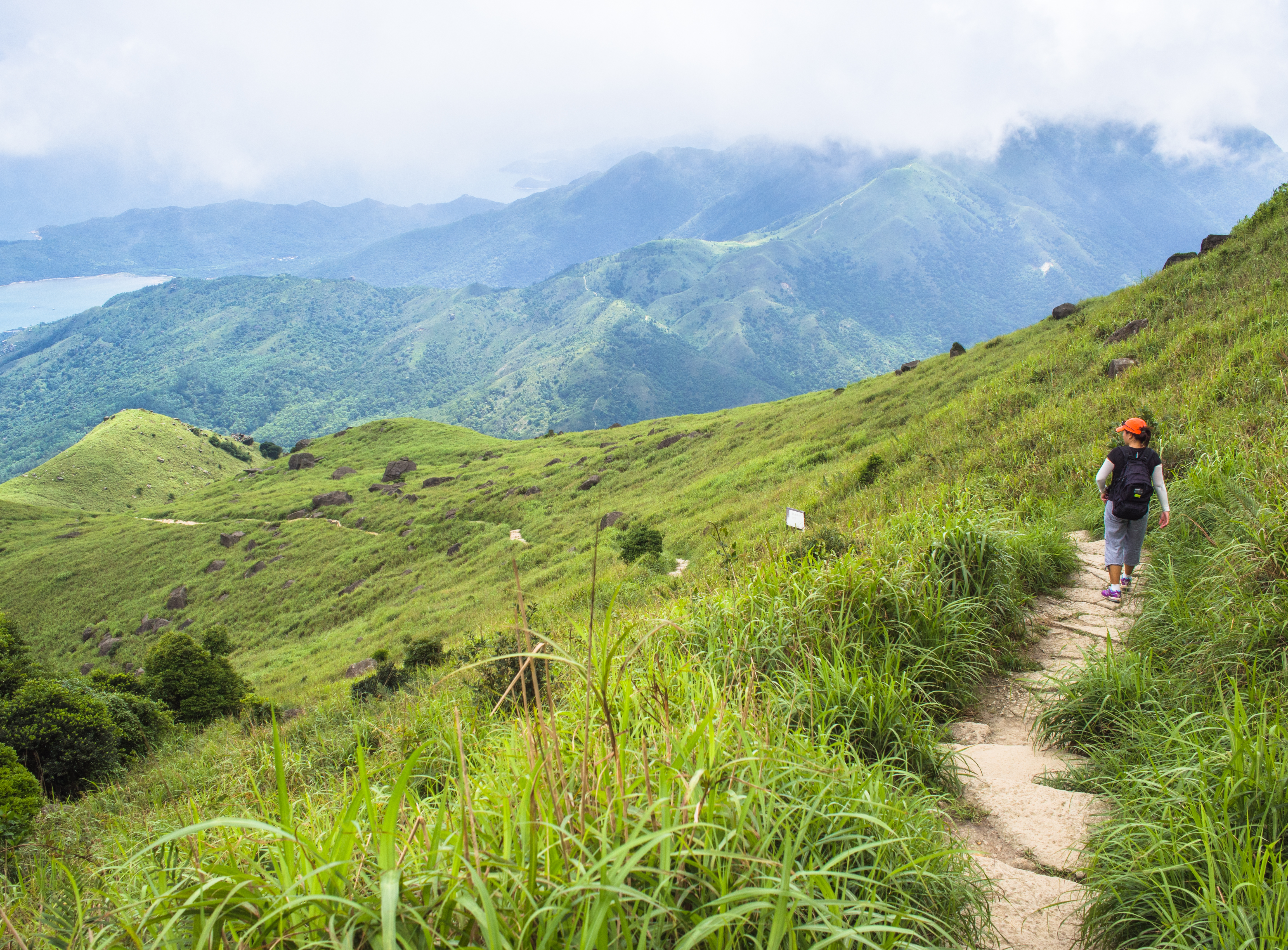 start of the descent