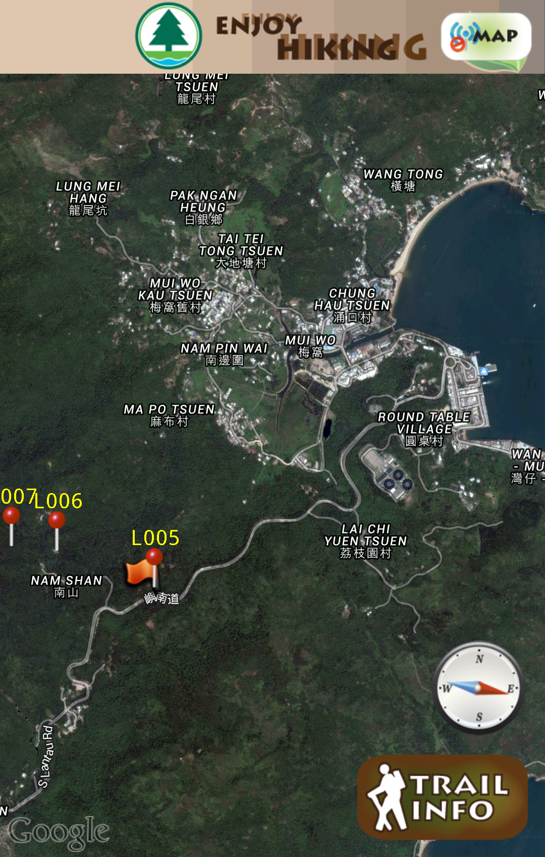 from mui-o to nam shan