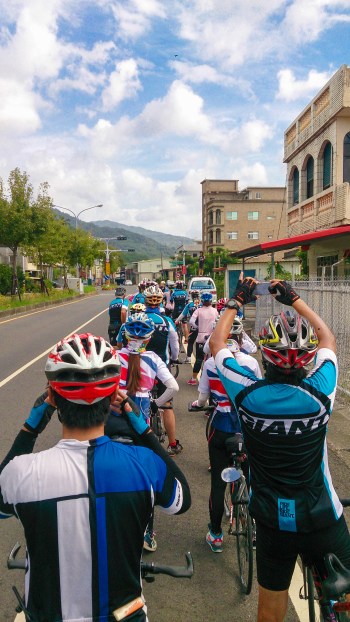 getting ready for the big climb 