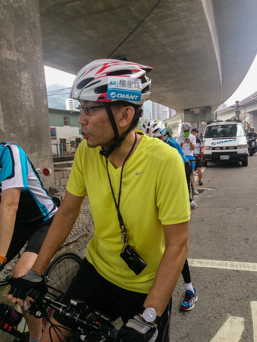 starting off - straight into heavy traffic