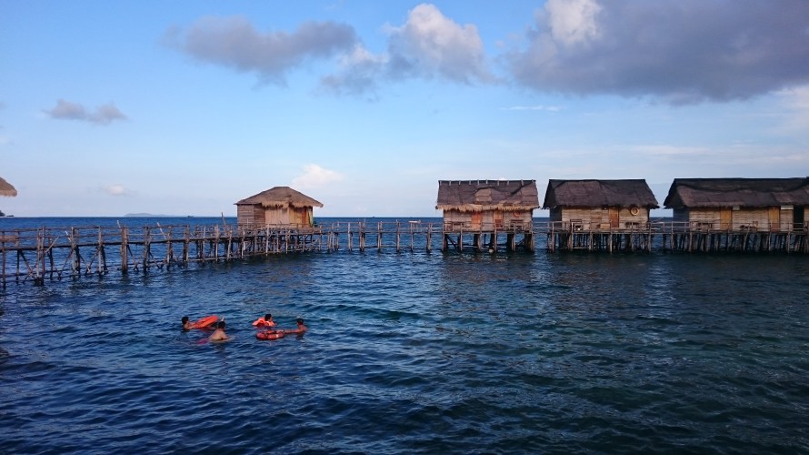 it was so hot they decided to take a dip