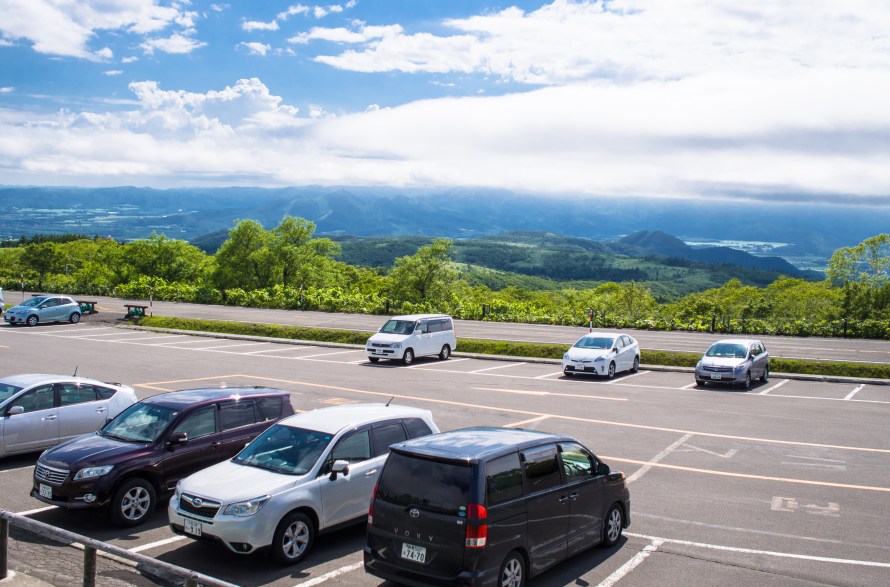 car park @ lake mashu