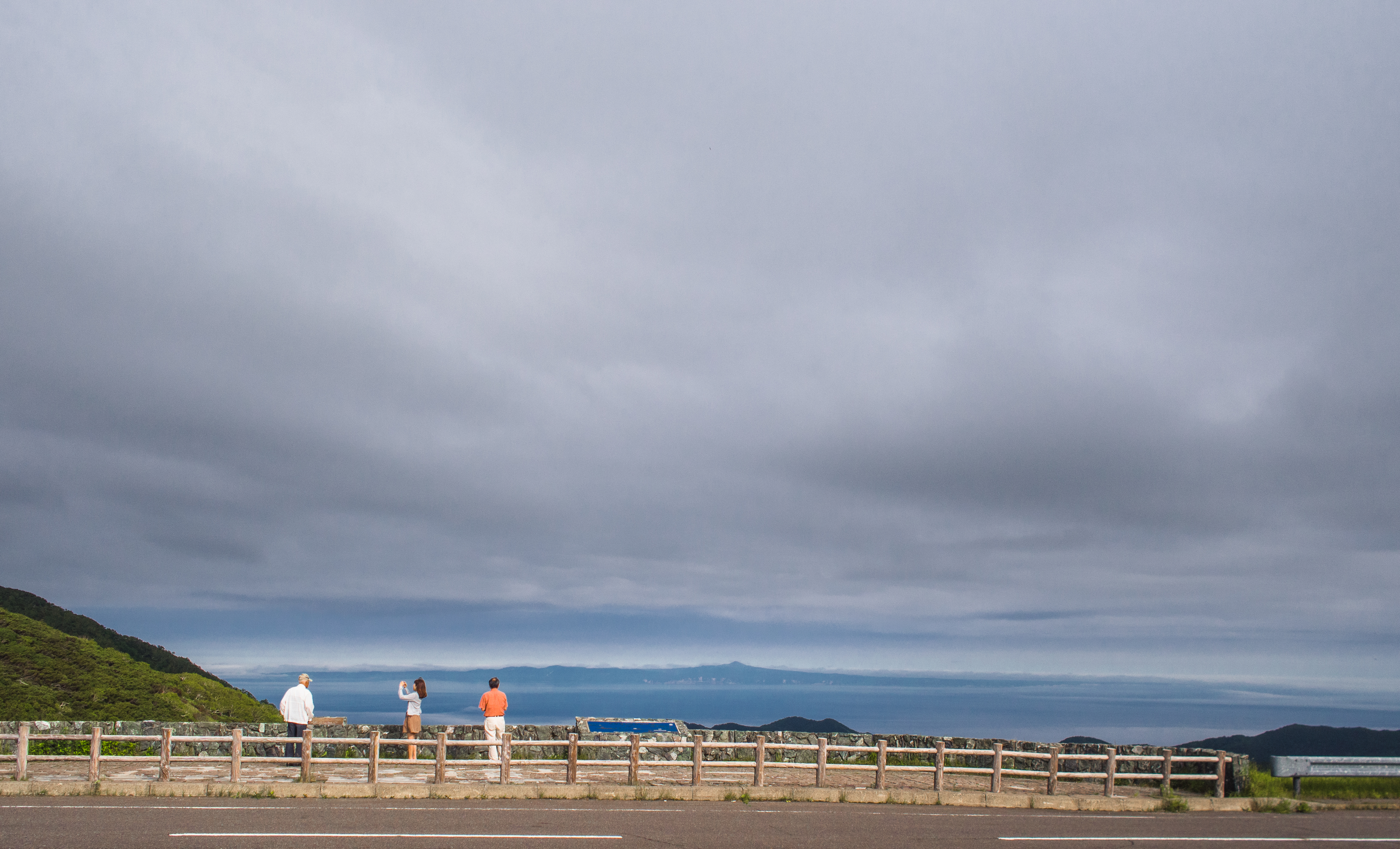 soon the clouds moved in