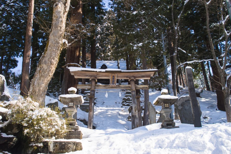 the jinjya in the morning