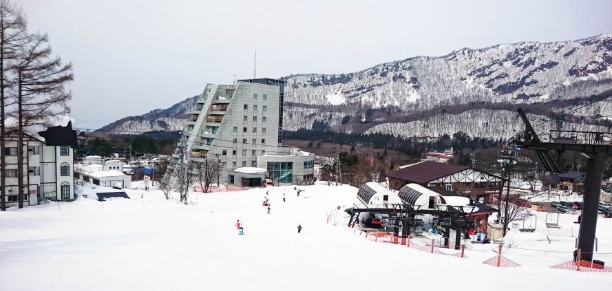 ski lesson in progress