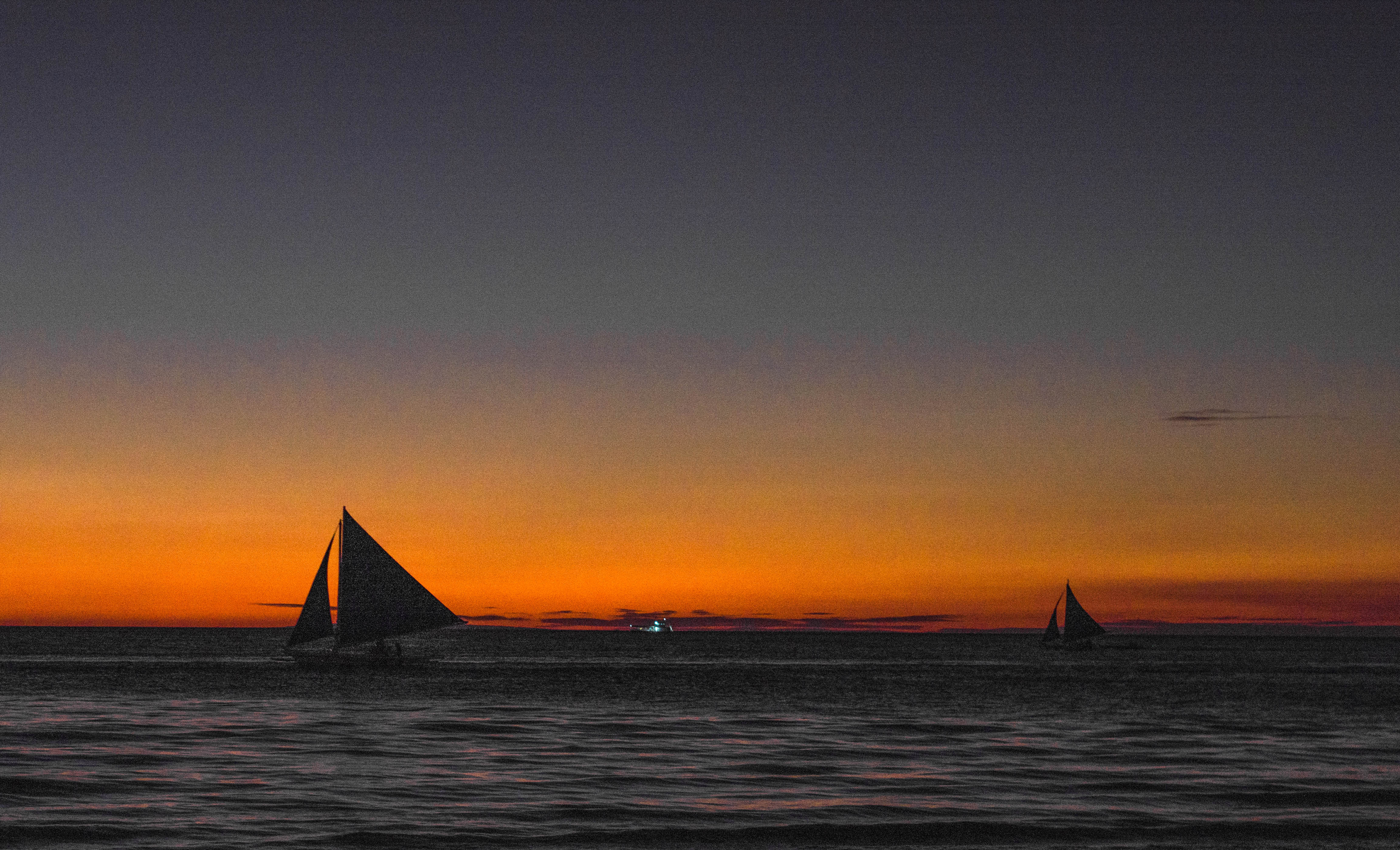 the sun has gone down