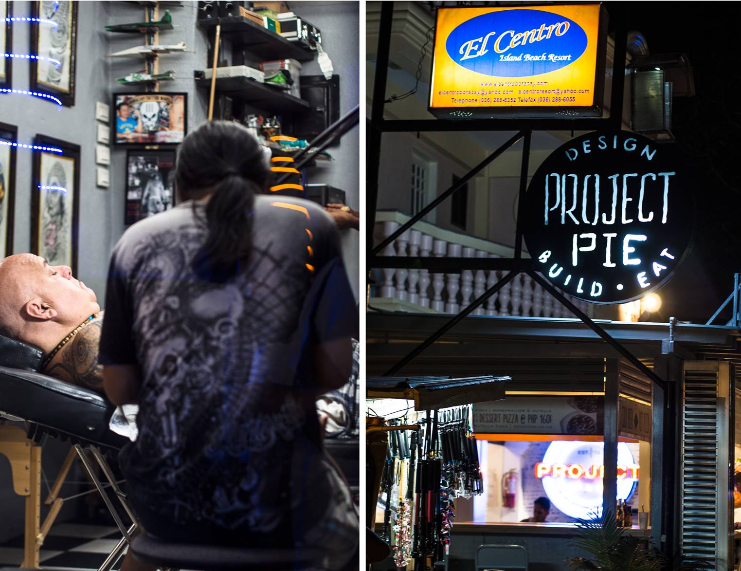 get a tattoo? or a pizza? 