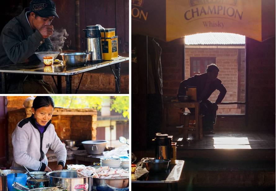 breakfast time, pindaya