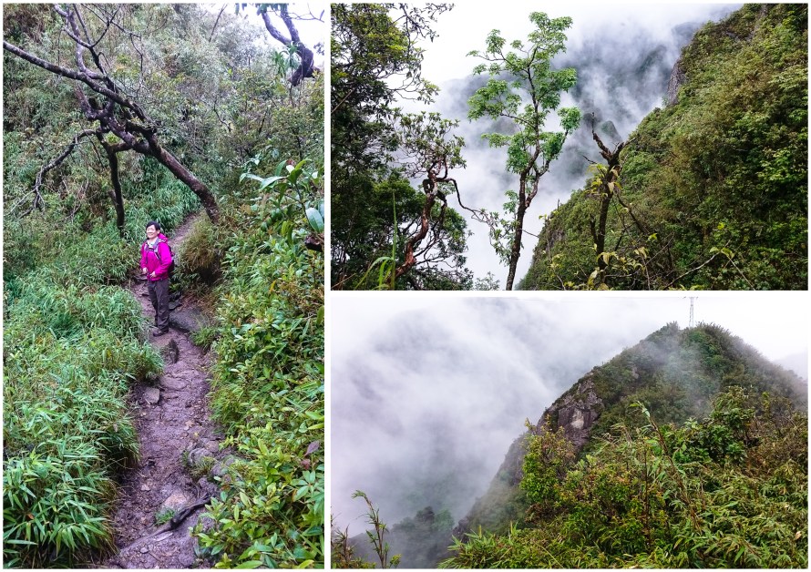 when the clouds parted a bit, that's what we saw