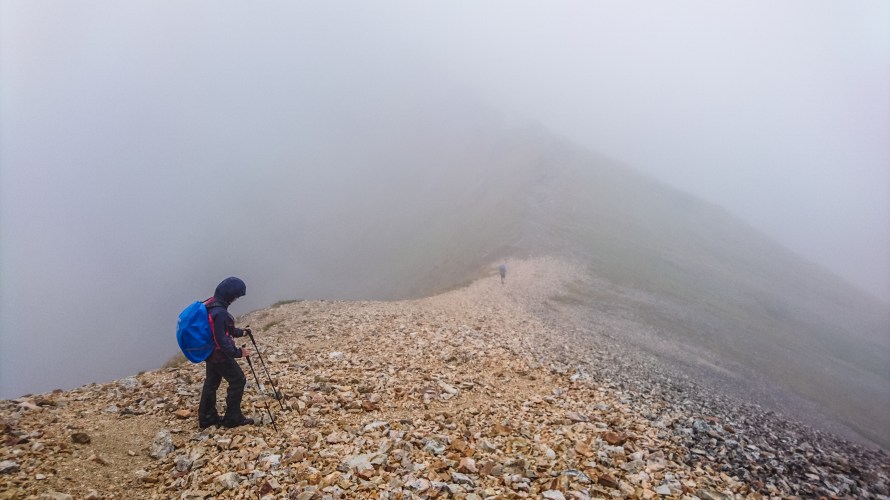 going down from yarigatake
