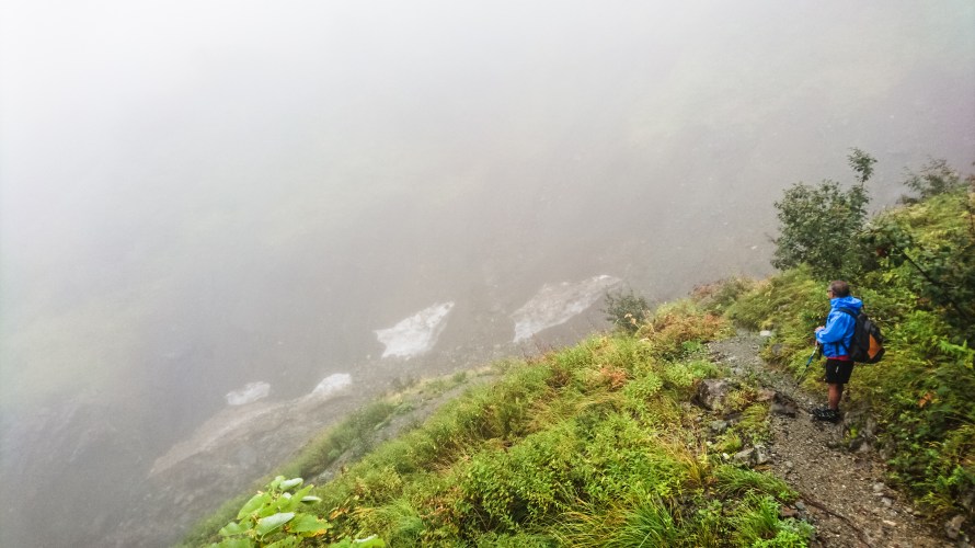 there's still remnant snow