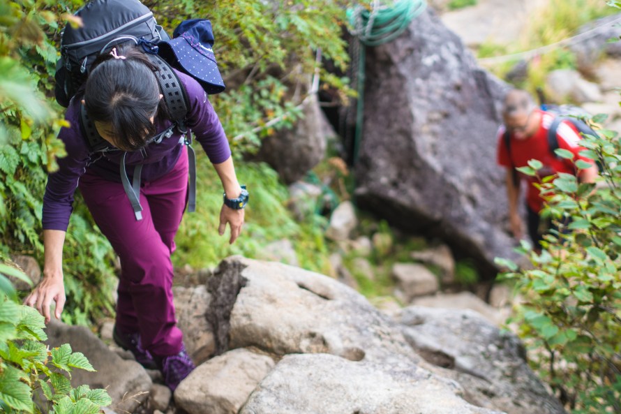 it's pretty steep but no sweat