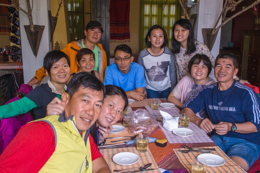 noodle soup and coffee