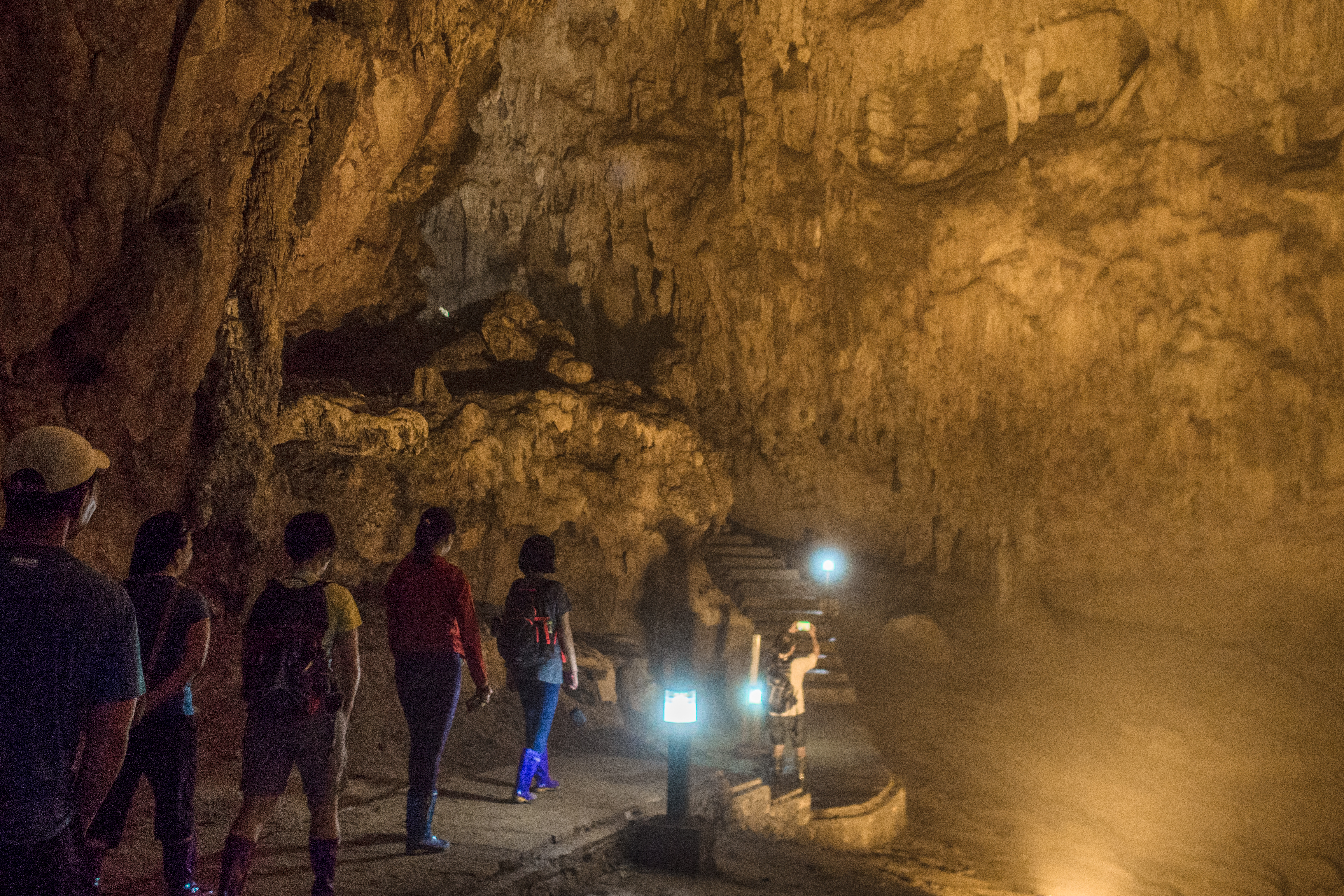 heading towards the exit 